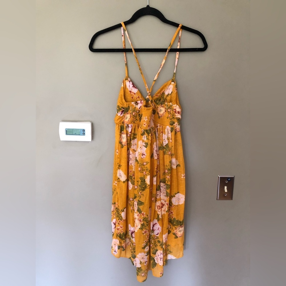 FREE PEOPLE Mirage Floral Print Baby Doll Tunic Size Medium - Picture 7 of 10